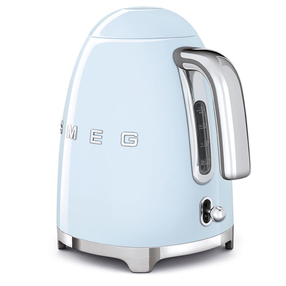 Smeg Retro 50's Style 1.7 Litre Kettle | Pastel Blue - KETTLES - Beattys of Loughrea