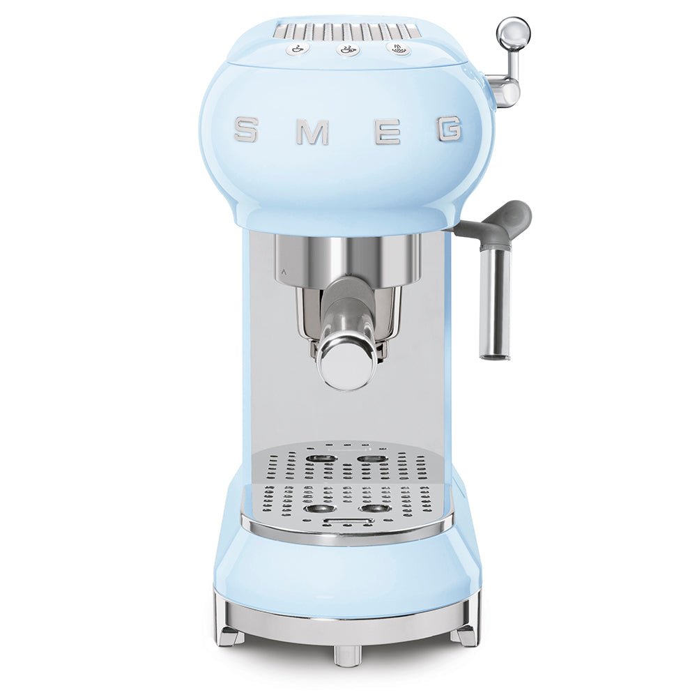 Smeg 50'S Espresso Pump Coffee Machine - Pastel Blue - COFFEE MAKERS / ACCESSORIES - Beattys of Loughrea