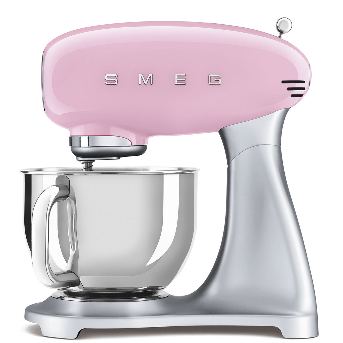Smeg 50’s Style Stand Mixer Pink - Beattys of Loughrea | www.beattys.ie