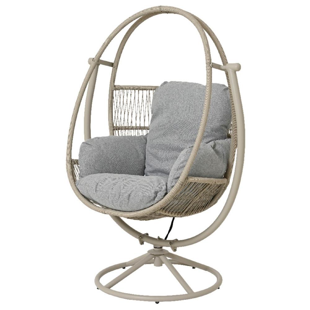 Ashley Swivel/Hang Egg Chair - SINGLE GARDEN BENCH/ CHAIR - Beattys of Loughrea