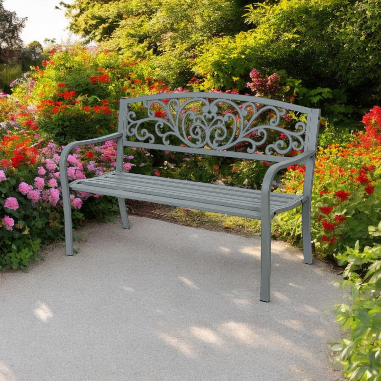 Belfast Garden Bench - SINGLE GARDEN BENCH/ CHAIR - Beattys of Loughrea