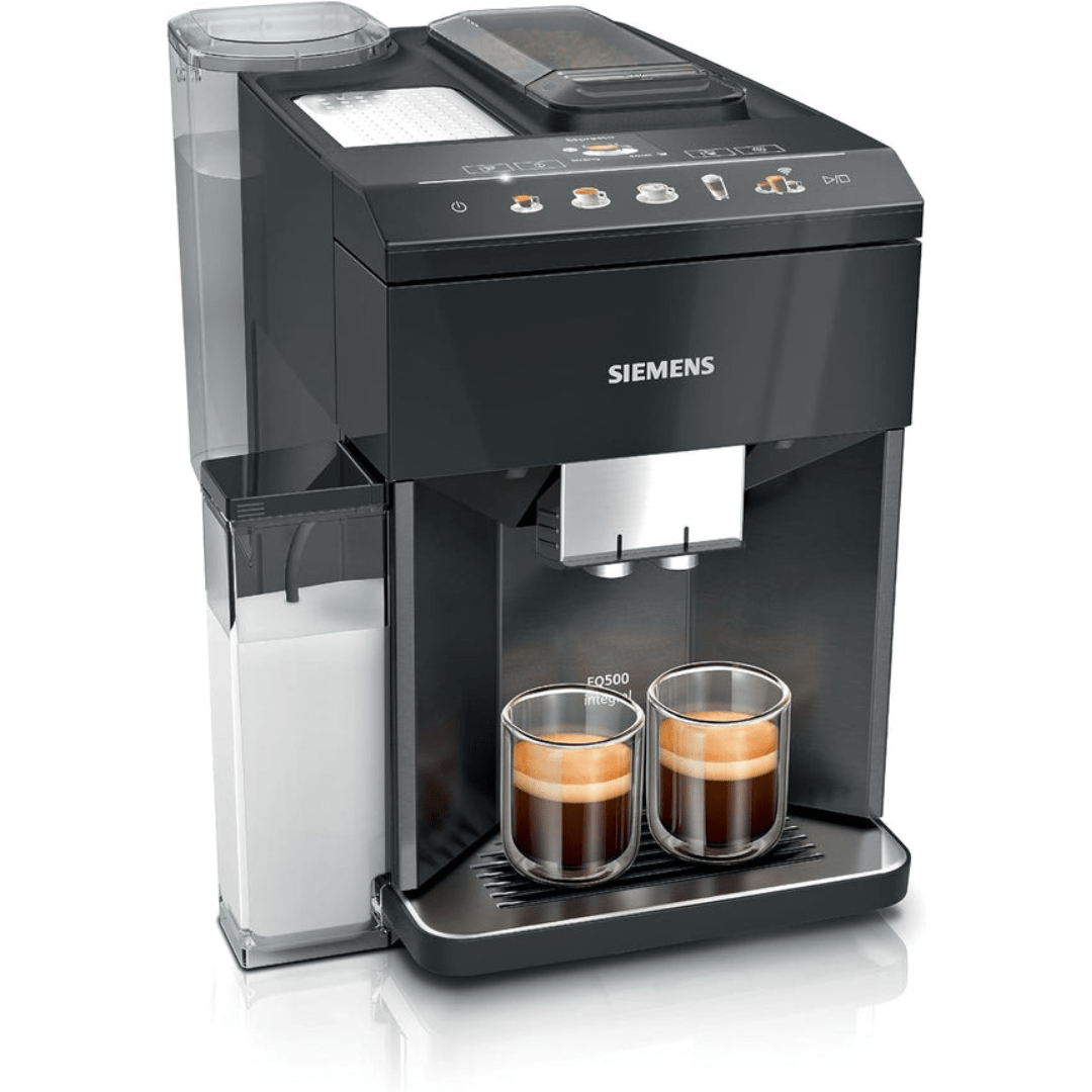 Siemens Fully Automatic Coffee Machine EQ500 - Black | TQ518GB3 - COFFEE MAKERS / ACCESSORIES - Beattys of Loughrea