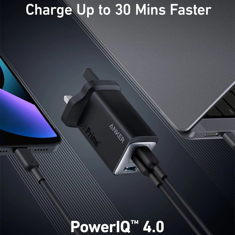 Anker 735 Charger 3 Port GaNPrime 65W USB C USB A | A2668211 - USB PC ACCESSORIES - Beattys of Loughrea