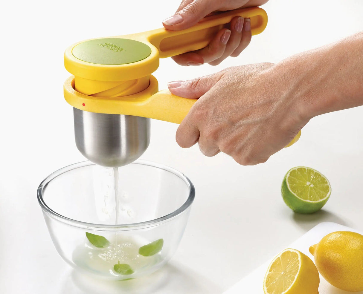 Joseph Joseph Helix Yellow Citrus Juicer - KITCHEN HAND TOOLS - Beattys of Loughrea
