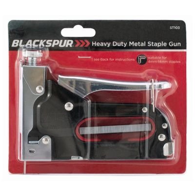 Blackspur Heavy Duty Metal Staple Gun - RIVETERS/NAIL GUN/STAPLER - Beattys of Loughrea