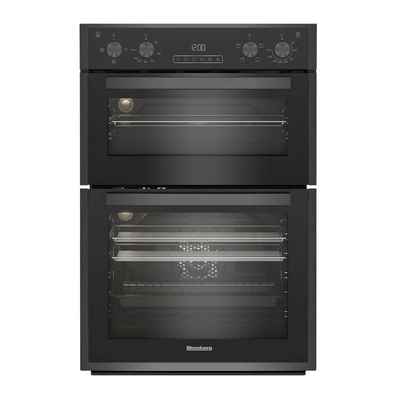 Blom Rodn9202Dx Double Oven Dark Steel