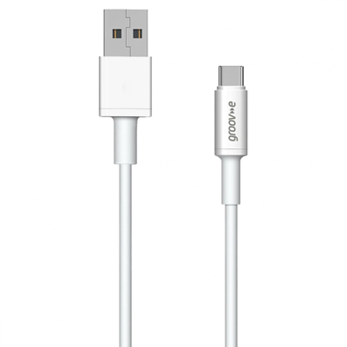 Groov-e USB-C to USB-A Cable 2m - White - LEADS - Beattys of Loughrea