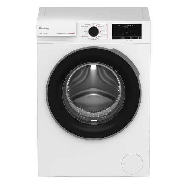 Blomberg 8kg 1400rpm Washing Machine with SpinSave White | LWA18461W - WASHING MACHINE WASHER - Beattys of Loughrea