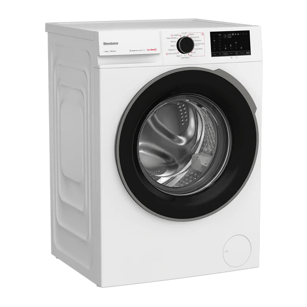 Blomberg 8kg 1400rpm Washing Machine with SpinSave White | LWA18461W - WASHING MACHINE WASHER - Beattys of Loughrea