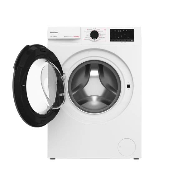 Blomberg 8kg 1400rpm Washing Machine with SpinSave White | LWA18461W - WASHING MACHINE WASHER - Beattys of Loughrea