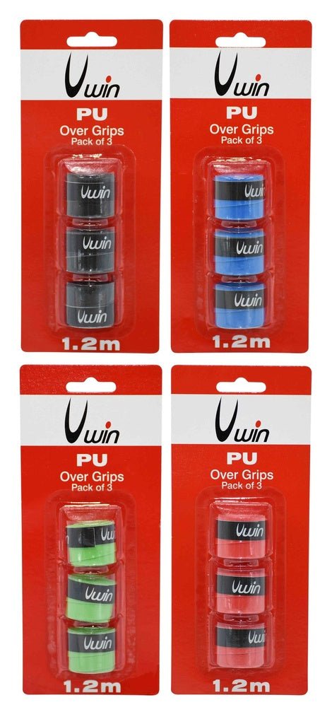 Uwin Over Grip - Pack of 3 Assorted colours - HURLS/BALLS/HELMETS/SPORTSWEAR - Beattys of Loughrea