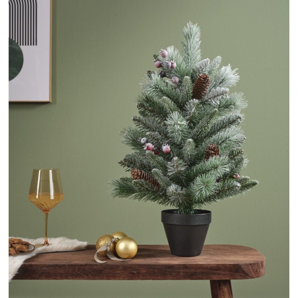 Frosted Windham Spruce Mini Tree | 3Ft - XMAS WREATHS - Beattys of Loughrea