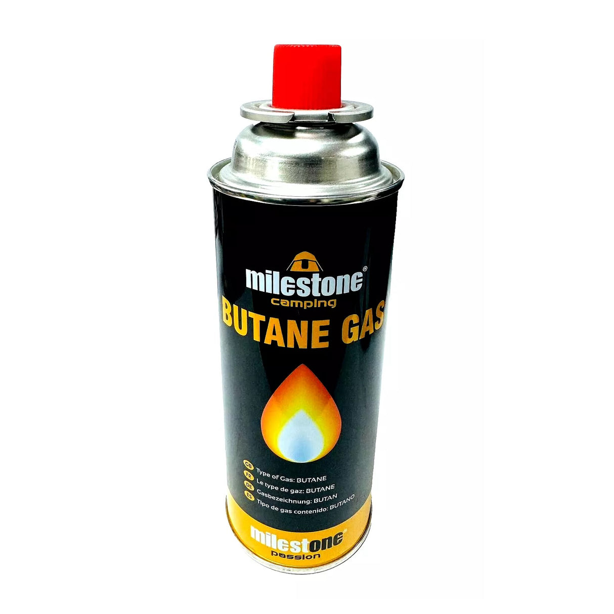 Milestone Single Camping Butane Gas 227g - GAS CANNISTER REFILL - Beattys of Loughrea