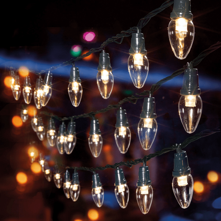 Premier 120 Large LED Multi - Action Party Lights – Warm White - LED STRING DECO LIGHTS (NOT XMAS) - Beattys of Loughrea