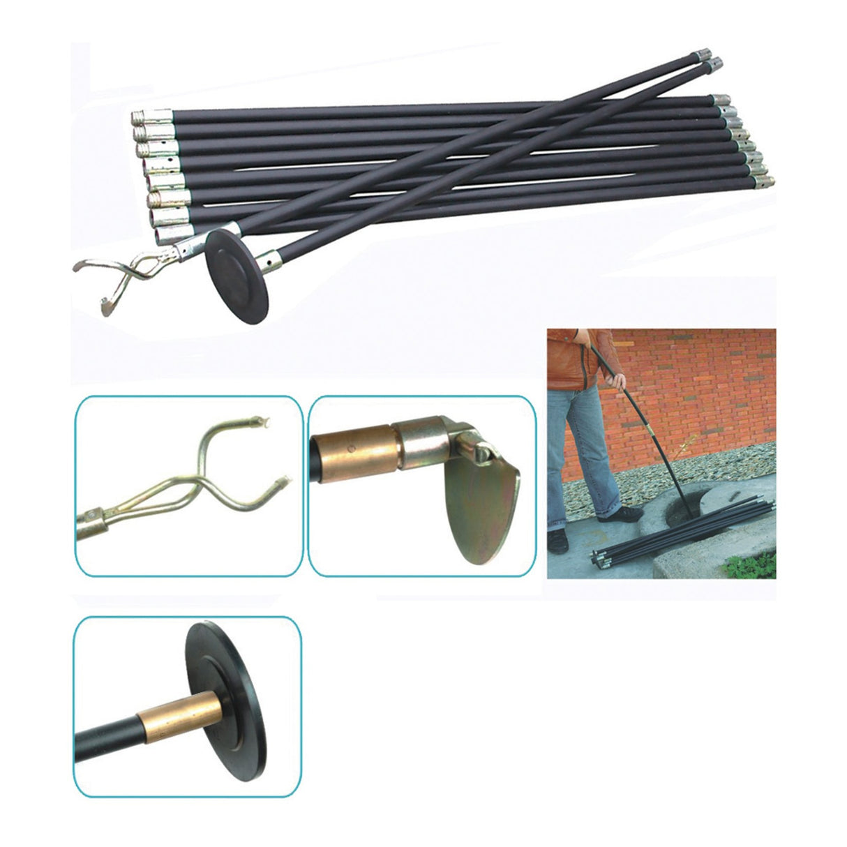 ProPlus 13 Piece Drain Rod Set