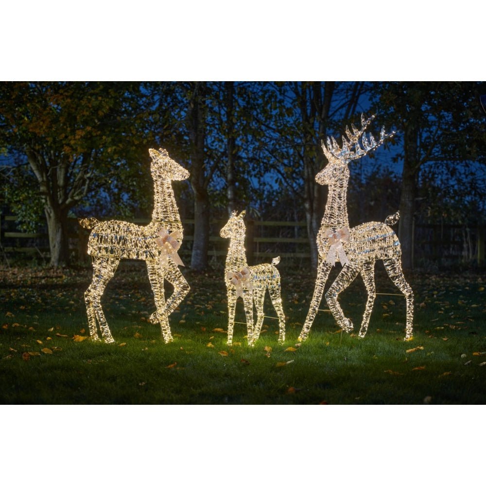 Gold Twist Fawn - 107Cm – A Christmas 2025 Favourite To Brighten Your Celebrations. - XMAS LIGHTED OUTDOOR DECOS - Beattys of Loughrea
