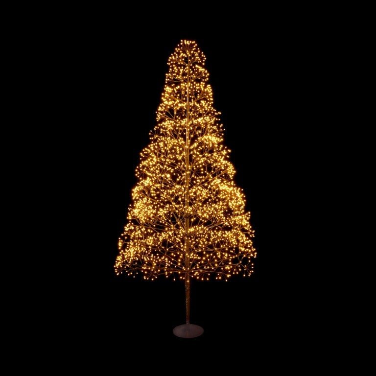 Premier 1.5m Black UltraBrights Tree with 1980 Warm White LEDs - XMAS ROOM DECORATION LARGE AND LIGHT UP - Beattys of Loughrea