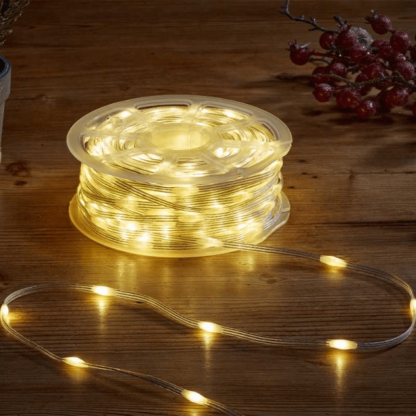 TwoTone String Lights - 100 LEDs - Warm/Multi, Low Voltage - XMAS LIGHTS LED - Beattys of Loughrea