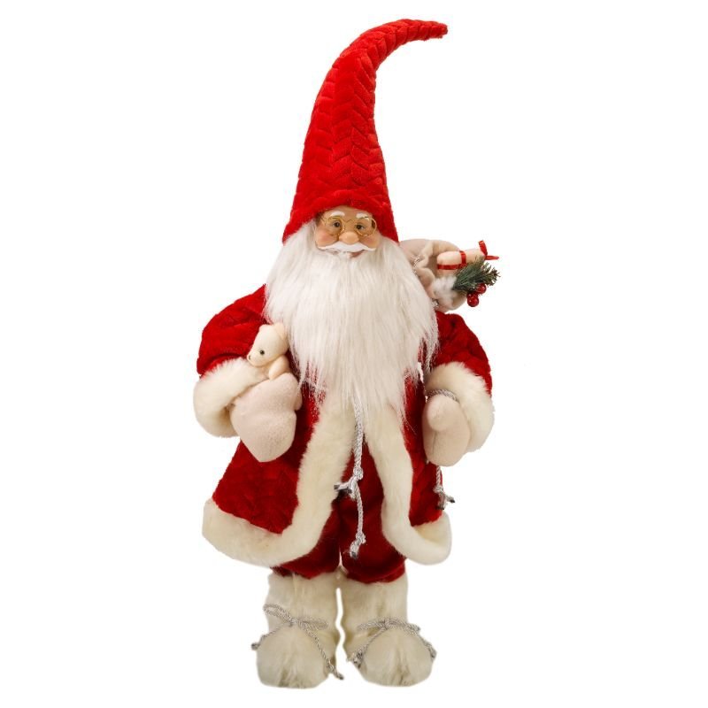 Papa Noel Jumbo Nordic Plush Christmas Figurine – Red (60cm) - XMAS SOFT DECOS - Beattys of Loughrea