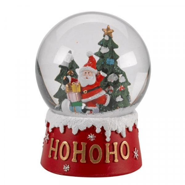 12cm Musical Santa SnowSpheres Snow Globe - XMAS ROOM DECORATION LARGE AND LIGHT UP - Beattys of Loughrea