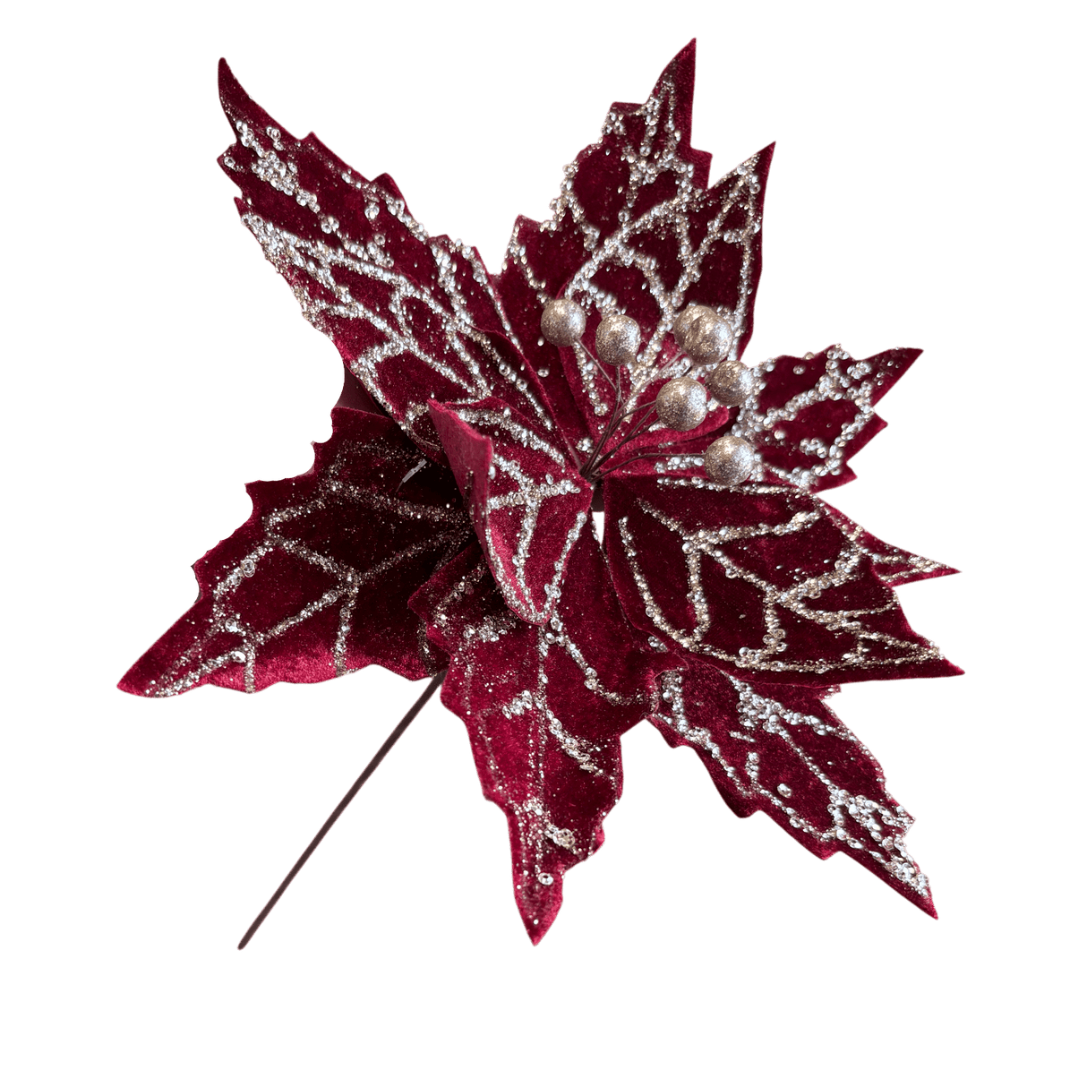 Brilliant Burgundies Stem - Style 4 - XMAS PICKS - Beattys of Loughrea