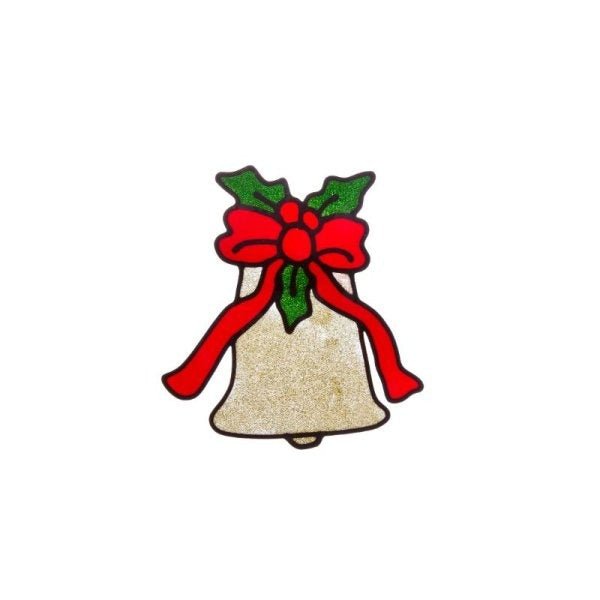 20cm Bell Window Sticker - XMAS ACCESSORIES - Beattys of Loughrea