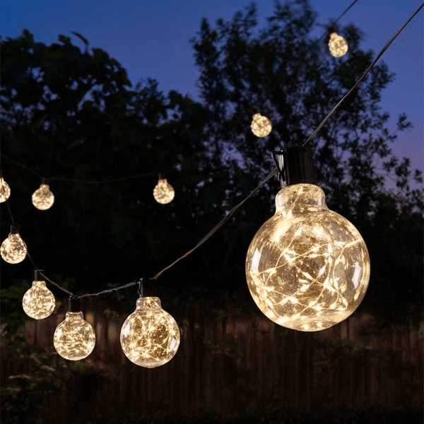 Galaxy Firefly Festoons Low Voltage String Lights, Warm White - Set of 20 - XMAS LIGHTS LED - Beattys of Loughrea