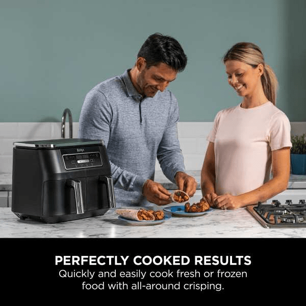 Ninja Foodi 4 - in - 1 Dual Zone Air Fryer 7.6L AF200UK - AIR FRYER / DEEP FAT FRYERS - Beattys of Loughrea