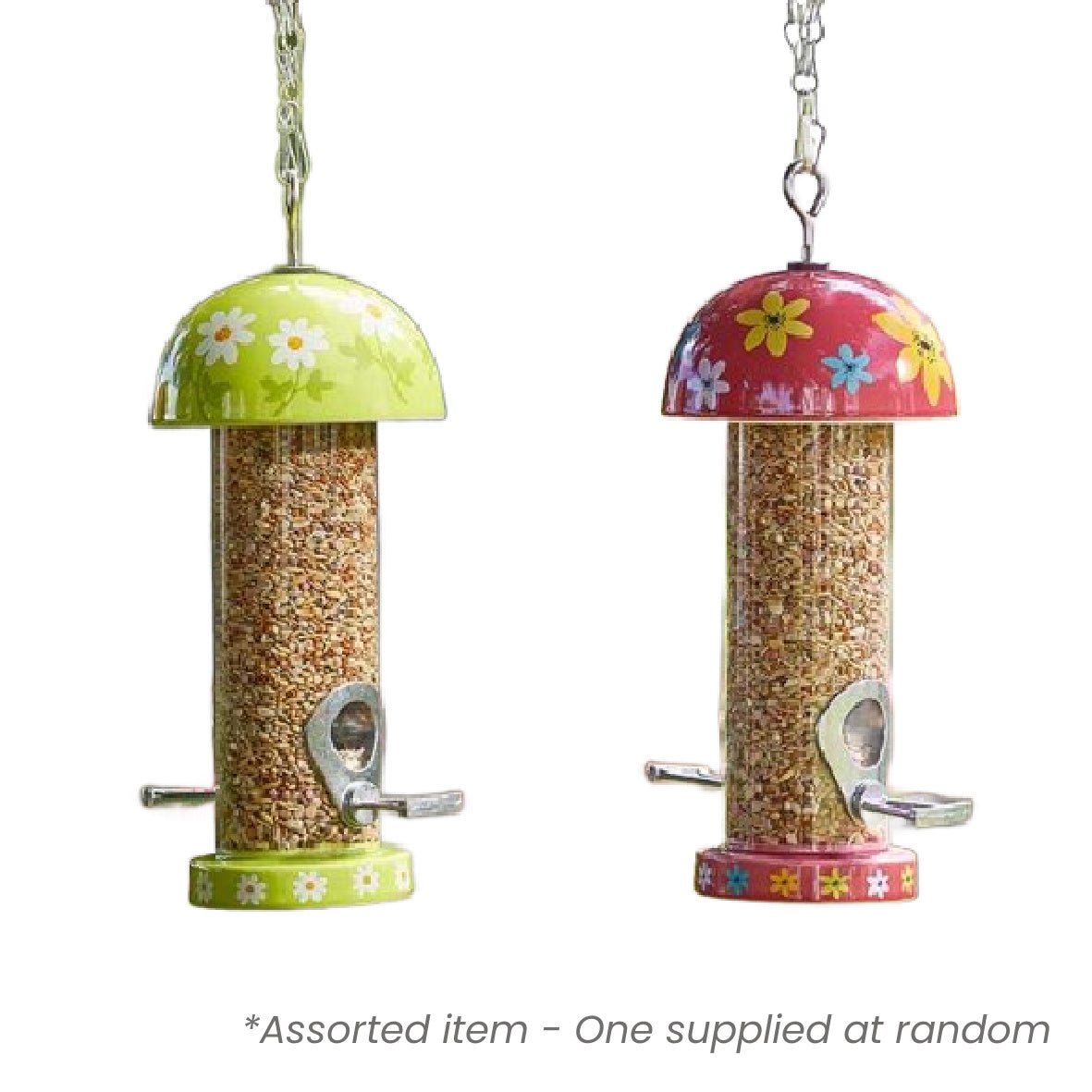 Flamboya Flowers Bird Seed Feeder Assorted - One Supplied* - BIRD HOUSE/ FEEDERS - Beattys of Loughrea