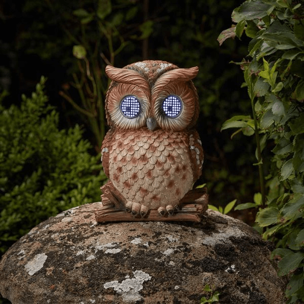 Blinkin' Owl Garden Ornament - GARDEN ORNAMENTS INCL SOLAR - Beattys of Loughrea