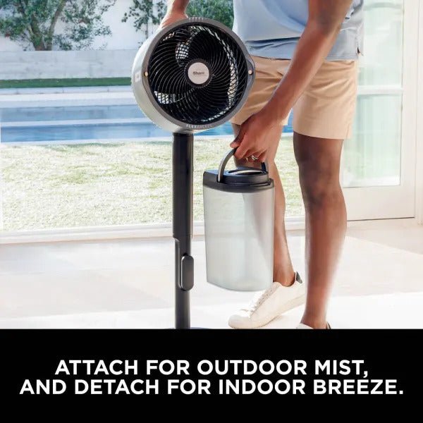 Shark FlexBreeze Pro Mist Indoor & Outdoor Fan & Outdoor Misting System FA300UK - COOLING FANS - Beattys of Loughrea