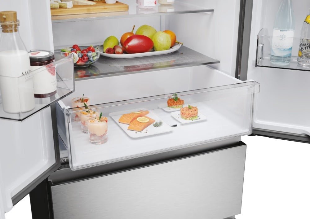 Hoover H - Fridge 700 Maxi French Door Fridge Freezer | 176cm (H) | Stainless Steel - FRIDGE OR FR/FREEZER LGE 300L+, USA - Beattys of Loughrea