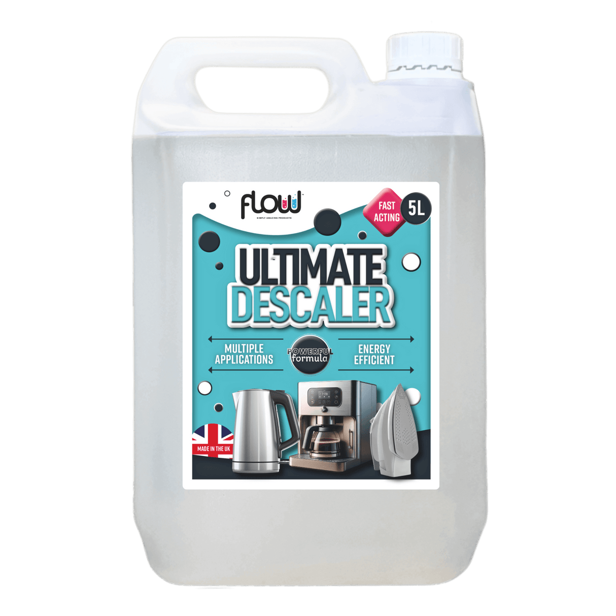 Flow Ultimate Descaler 5 Litres - CLEANING - LIQUID/POWDER CLEANER (1) - Beattys of Loughrea