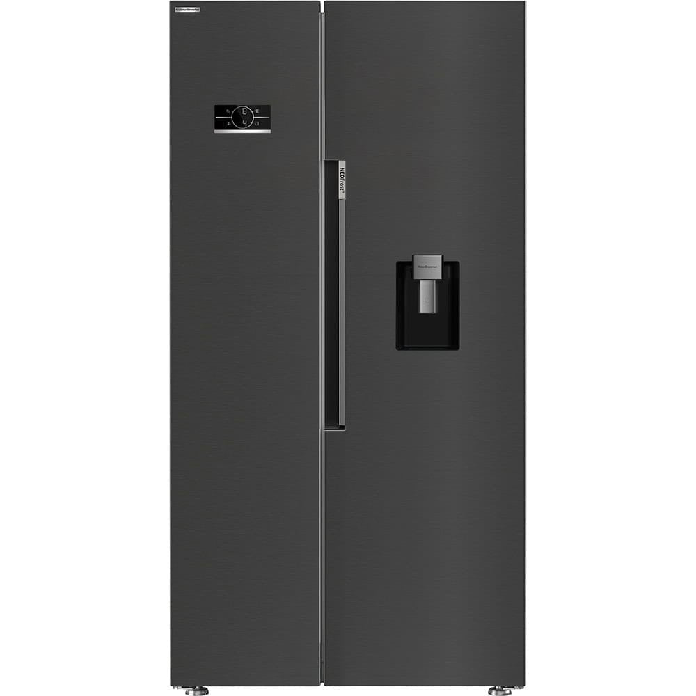 Beko American Style Fridge Freezer with HarvestFresh™ Black | ASD2442VPZ - FRIDGE OR FR/FREEZER LGE 300L+, USA - Beattys of Loughrea
