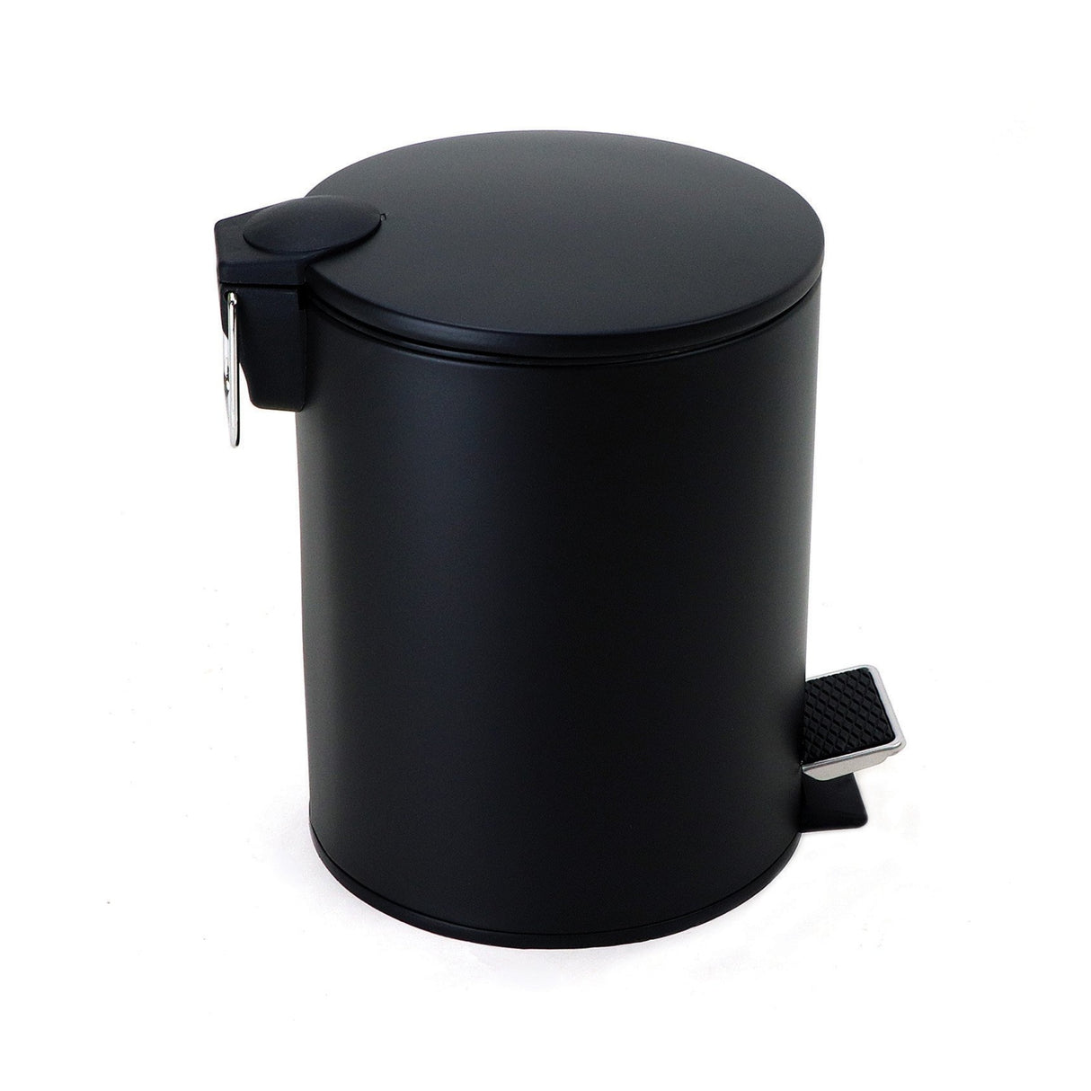De Vielle 5 Litre Matt Black Pedal Bin