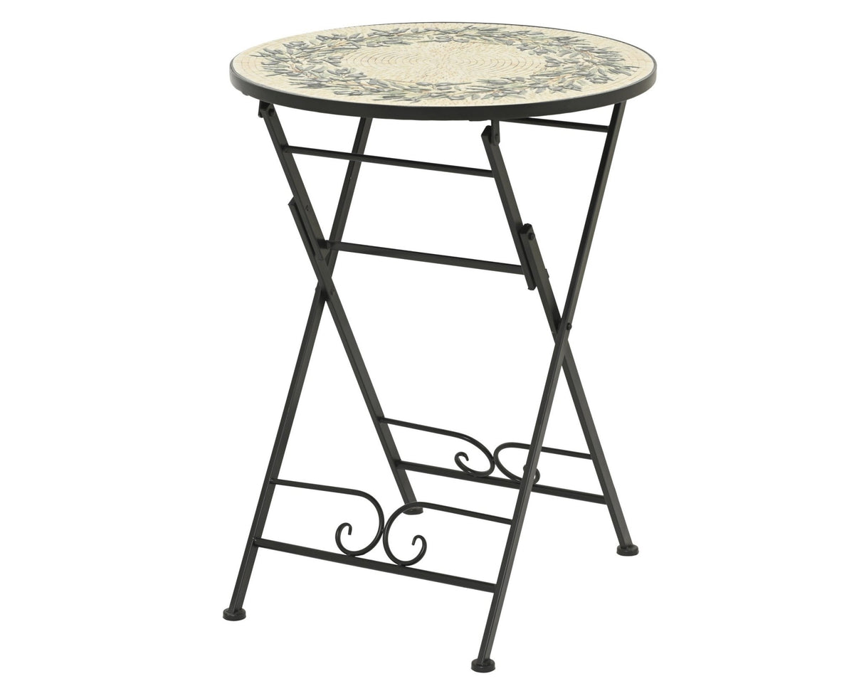 Santorini Olives Mosaic Bistro Set - BISTRO SET 2 PERSON - Beattys of Loughrea