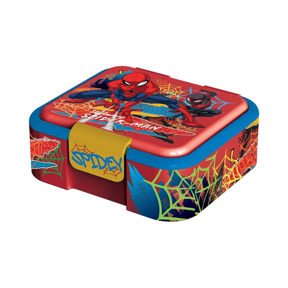 Spiderman Licensed Supreme Lunchbox - PLASTICS - STORAGE LUNCH BOX BEAKER - Beattys of Loughrea