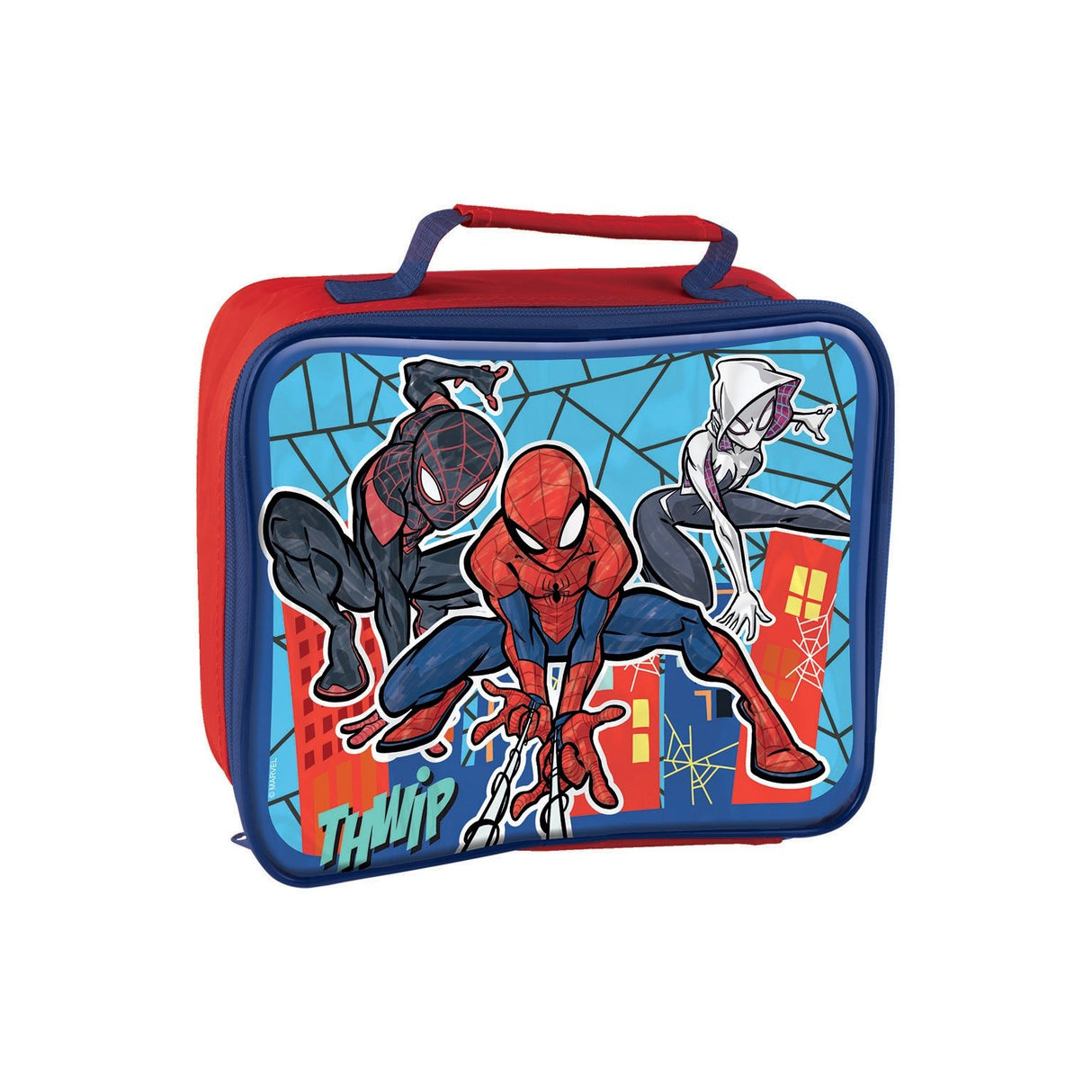 Spiderman Licensed Insulated Lunch Bag - PLASTICS - STORAGE LUNCH BOX BEAKER - Beattys of Loughrea