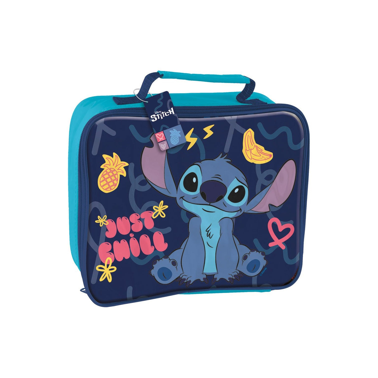 Stitch Licensed Insulated Lunch Bag - PLASTICS - STORAGE LUNCH BOX BEAKER - Beattys of Loughrea