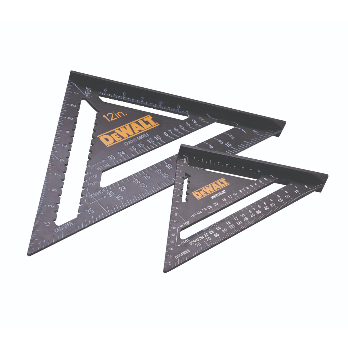 DeWalt 175mm (7") & 300mm (12") Rafter Square Twin Pack - HAND LEVELS - Beattys of Loughrea