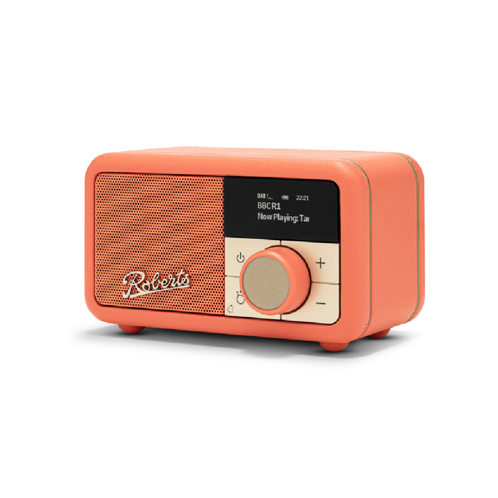 Roberts, REV - PETITE2PO, Bluetooth Speaker FM Radio, Pop Orange - DAB DIGITAL RADIO - Beattys of Loughrea
