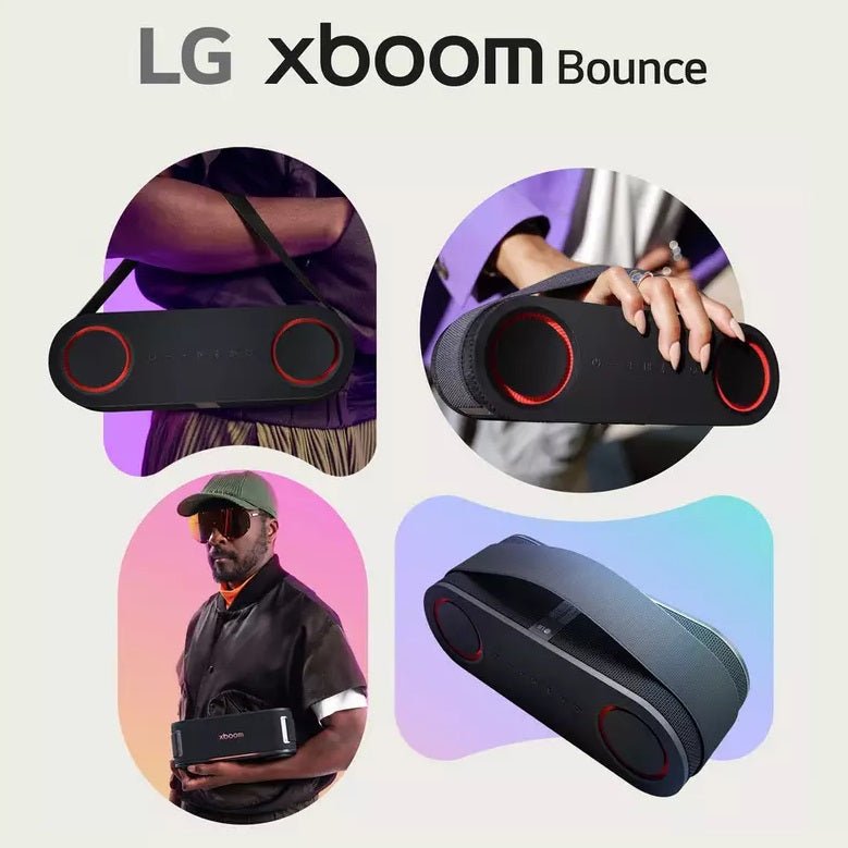 LG XBOOM Bounce Portable Bluetooth Speaker – Black - SPEAKERS HIFI MP3 PC - Beattys of Loughrea