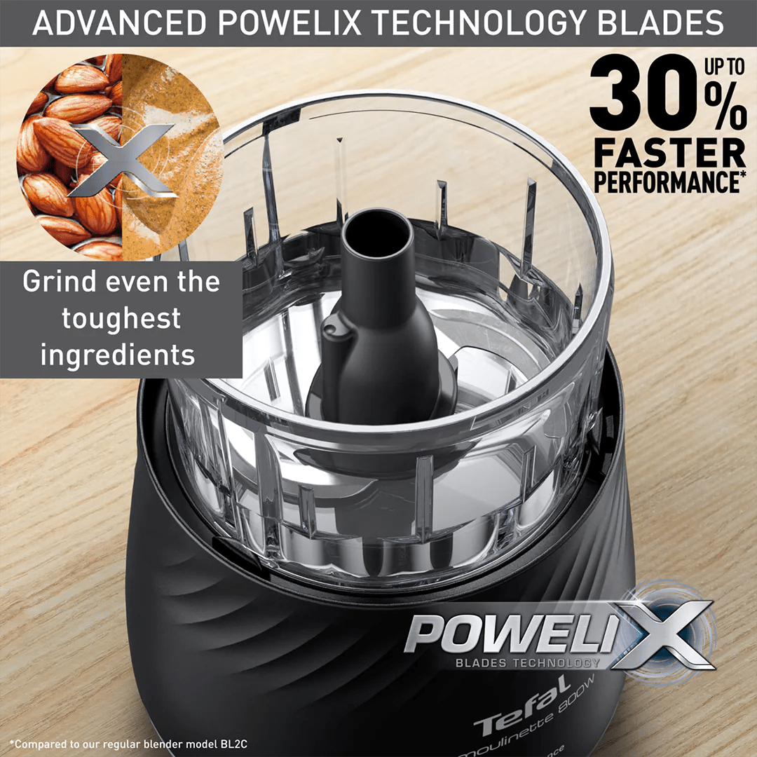 Tefal Eco Respect Moulinette MB710840 – 4 - in - 1 Chopper, Mixer, Grinder & Blender - HAND BLENDERS CHOPPERS - Beattys of Loughrea