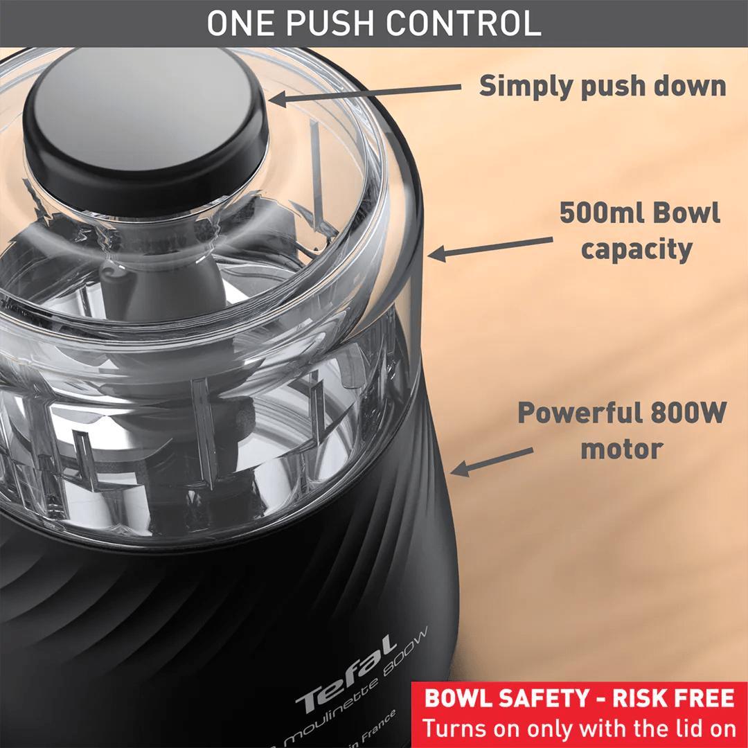 Tefal Eco Respect Moulinette MB710840 – 4 - in - 1 Chopper, Mixer, Grinder & Blender - HAND BLENDERS CHOPPERS - Beattys of Loughrea