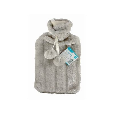 Ashley 2L Hot Water Bottle With Plush Faux Fur Cover - H/H - HOT WATER BOTTLE - Beattys of Loughrea