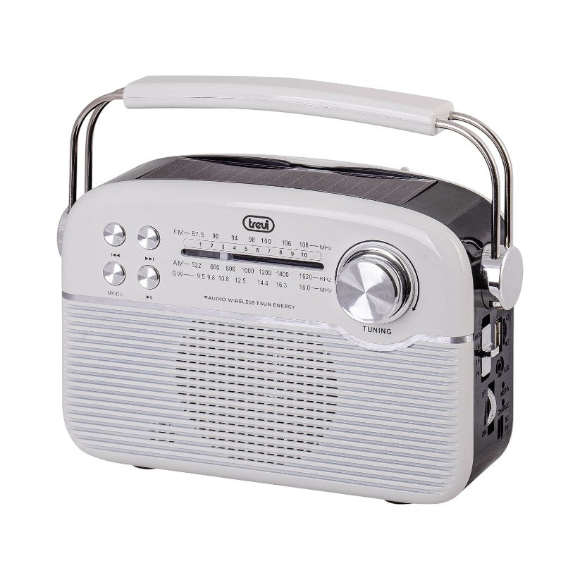 TREVI MULTIBAND RADIO BLUETOOTH SOLAR WHITE ORA7F5001