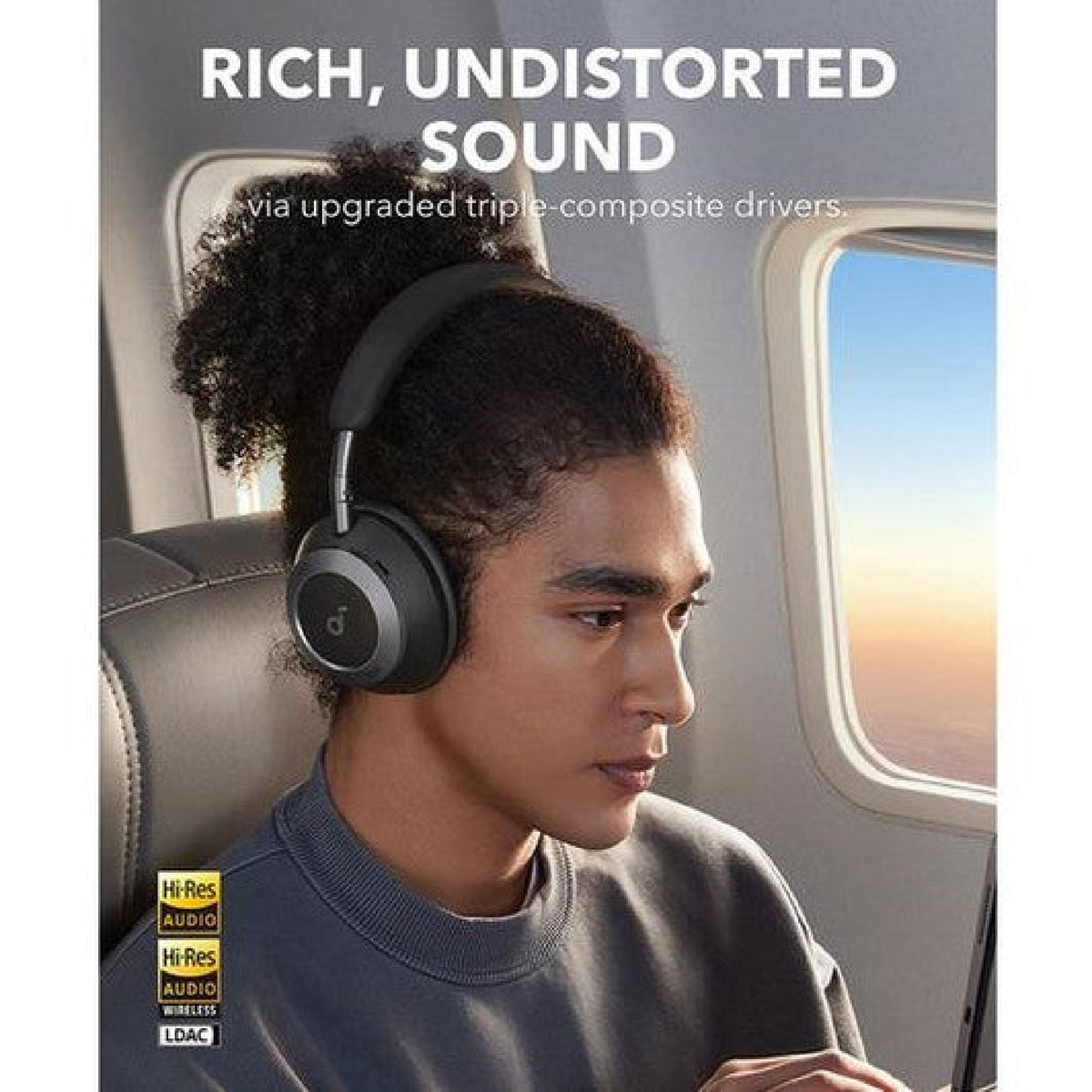 Soundcore Space One Pro Black Over-Ear Noise Cancelling Headphones
