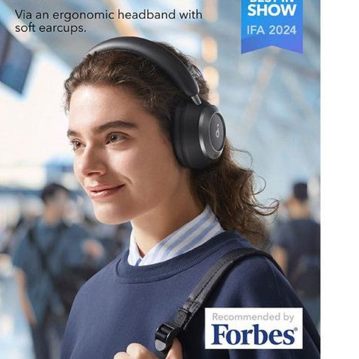 Soundcore Space One Pro Black Over-Ear Noise Cancelling Headphones