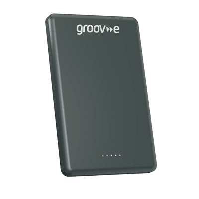 Groov-e 5,000mAh Portable Magnetic Wireless Charger | GVCH5000MSR - POWER STATION / SOLAR PANEL - Beattys of Loughrea