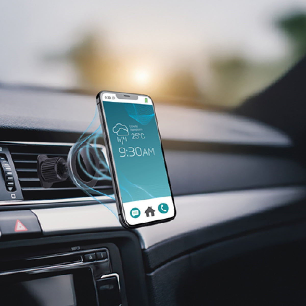Groov-e Magnetic Air Vent Car Phone Holder